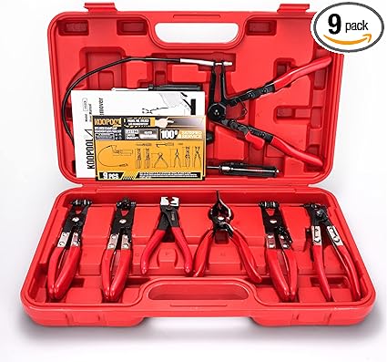 Hose Clamp Pliers 9-Piece